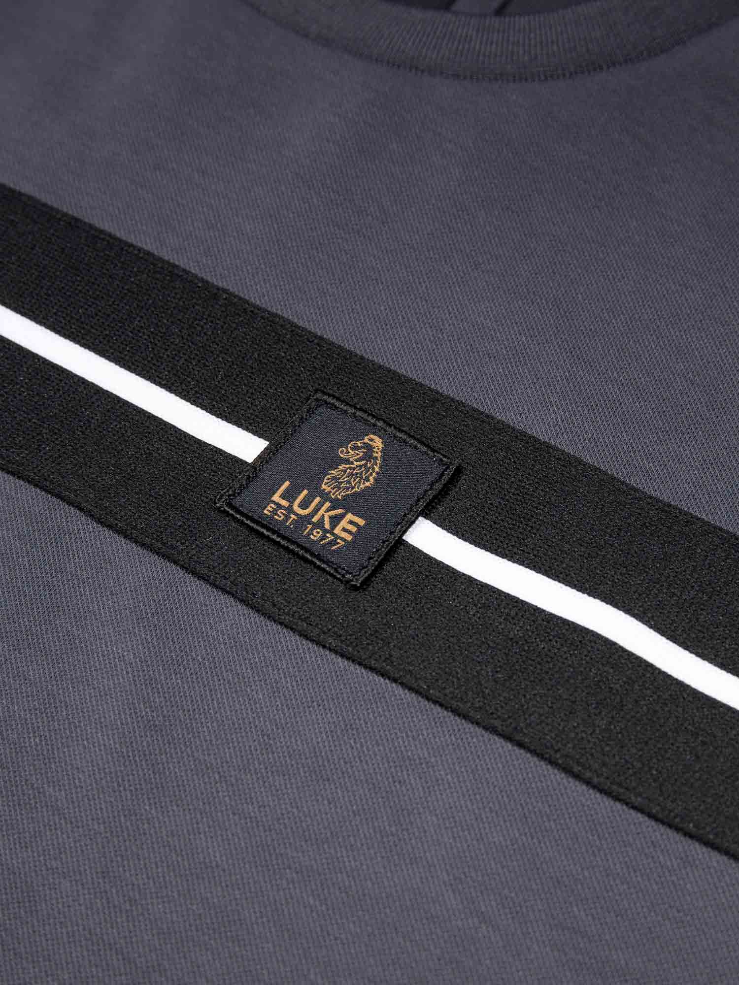 Luke Est 1977 HOPKINS 1000 T-SHIRT - CHARCOAL