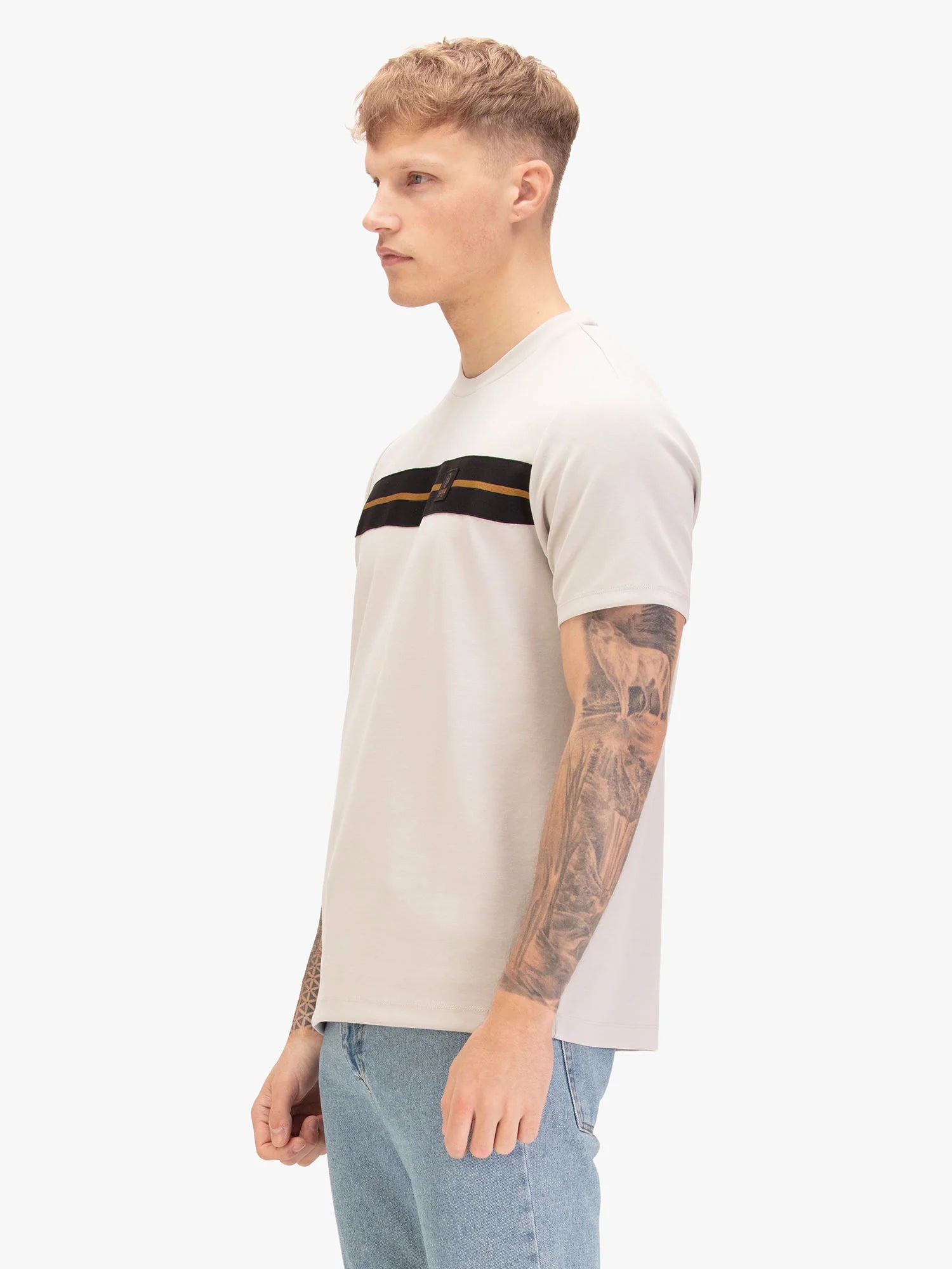 Luke Est 1977 HOPKINS 1000 T-SHIRT - ICE GREY
