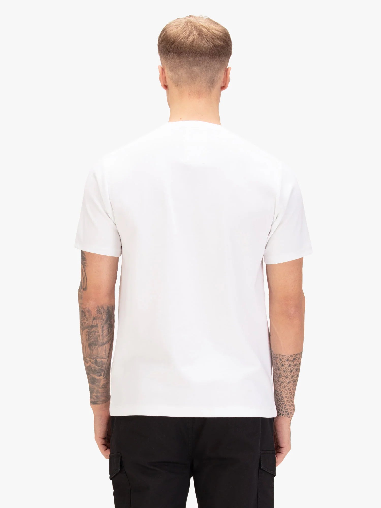 Luke Est 1977 HOPKINS 1000 T-SHIRT - WHITE/BLACK