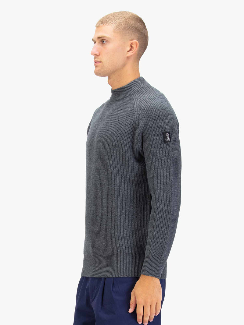 Luke Est 1977 CROMER PLATED KNITTED JUMPER