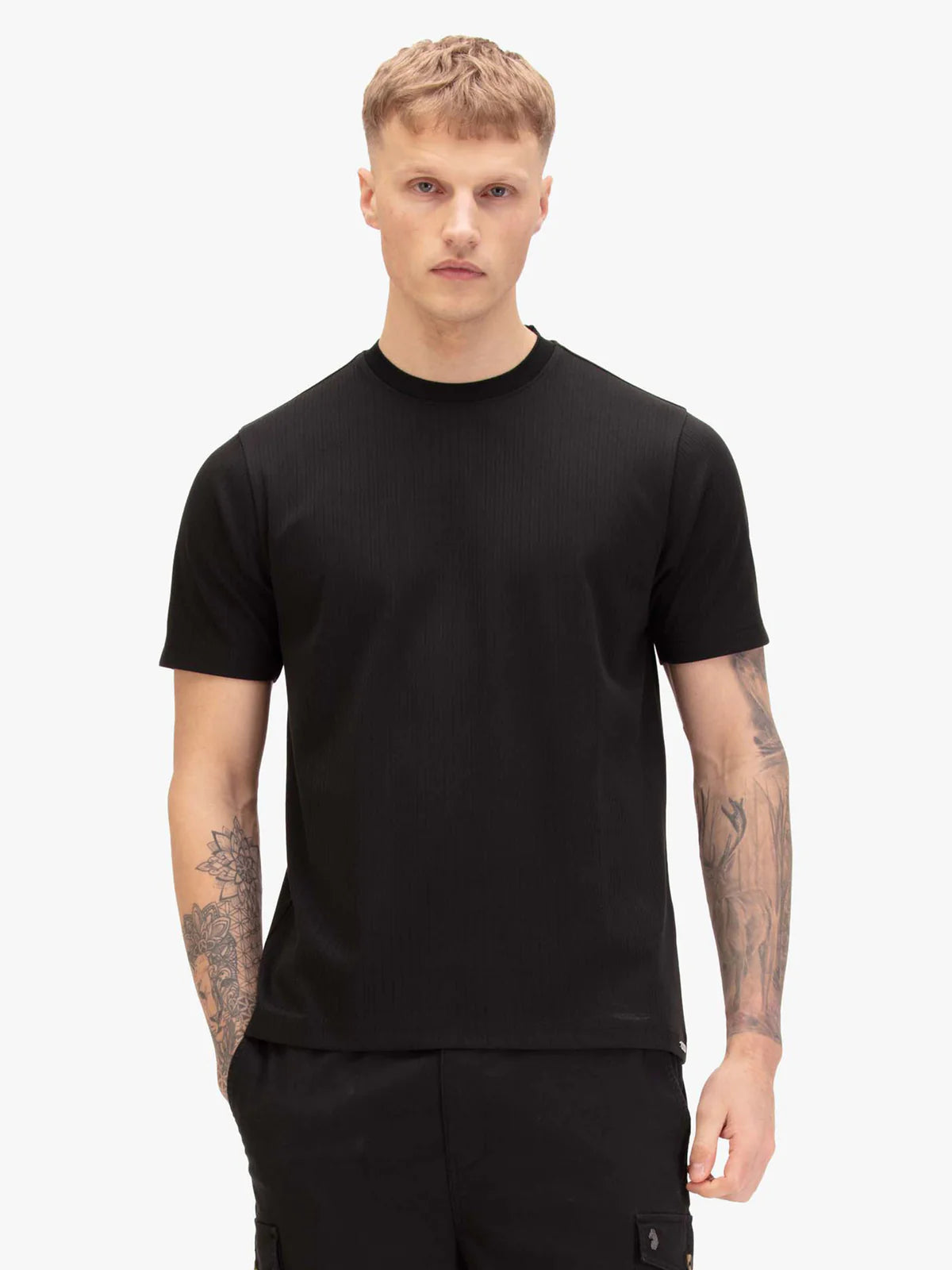 Luke Est 1977 theo ribbed t-shirt - Black