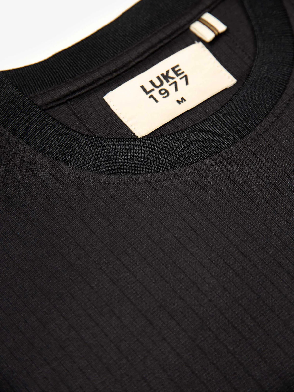 Luke Est 1977 theo ribbed t-shirt - Black