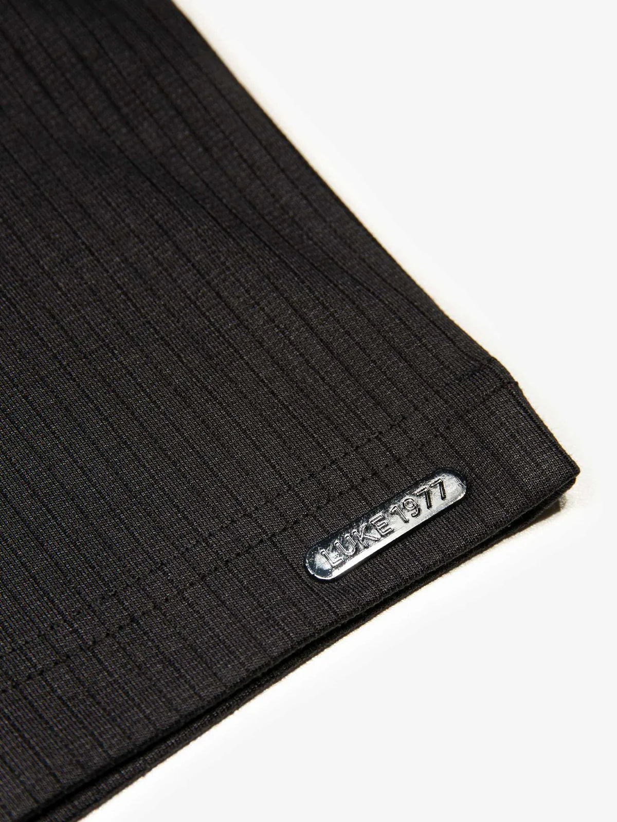 Luke Est 1977 theo ribbed t-shirt - Black