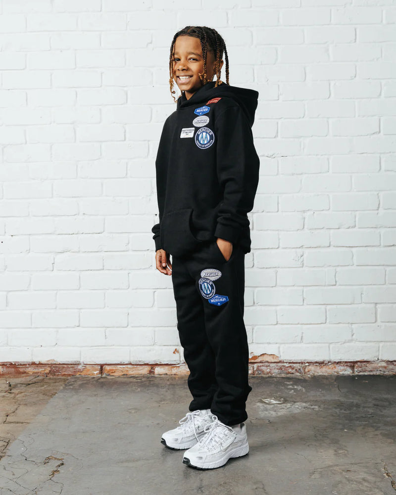 Mercier Junior OG Badge Joggers BLACK