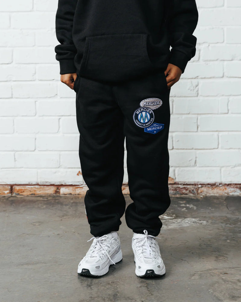 Mercier Junior OG Badge Joggers BLACK