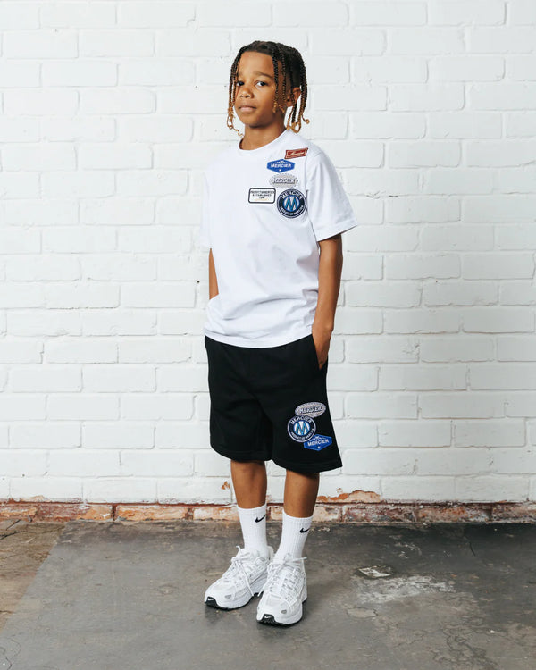 Mercier Junior OG Badge Tshirt - WHITE