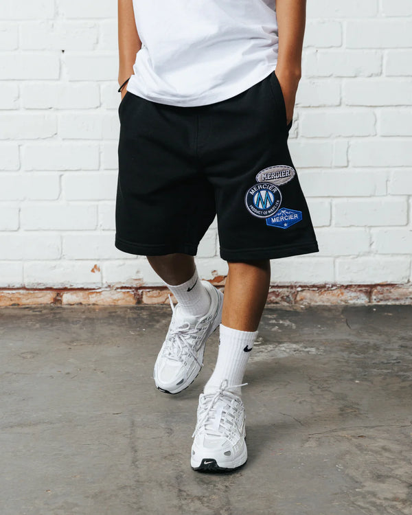 Mercier Junior OG Badge Shorts - Black