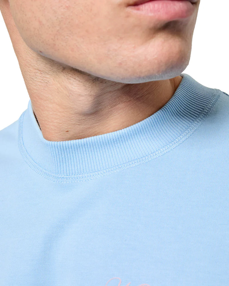 Madison Kohl MK Club Relaxed T Shirt Placid Blue