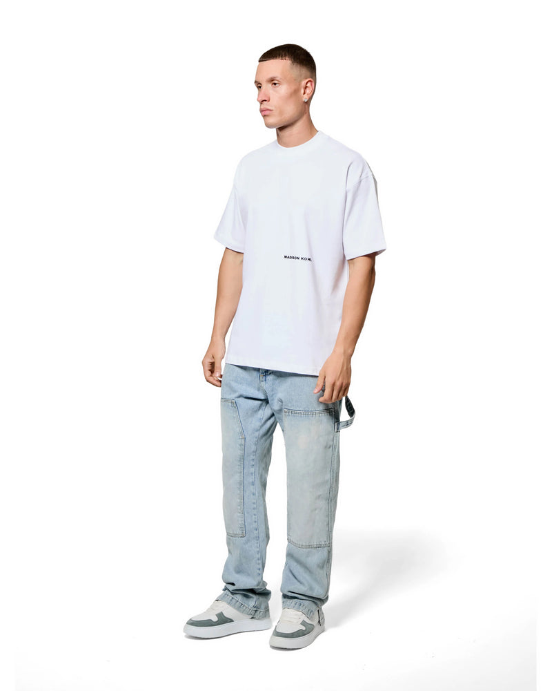 Madison Kohl MK Core Relaxed T Shirt White