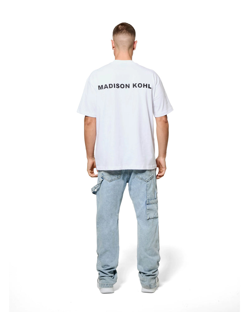 Madison Kohl MK Core Relaxed T Shirt White