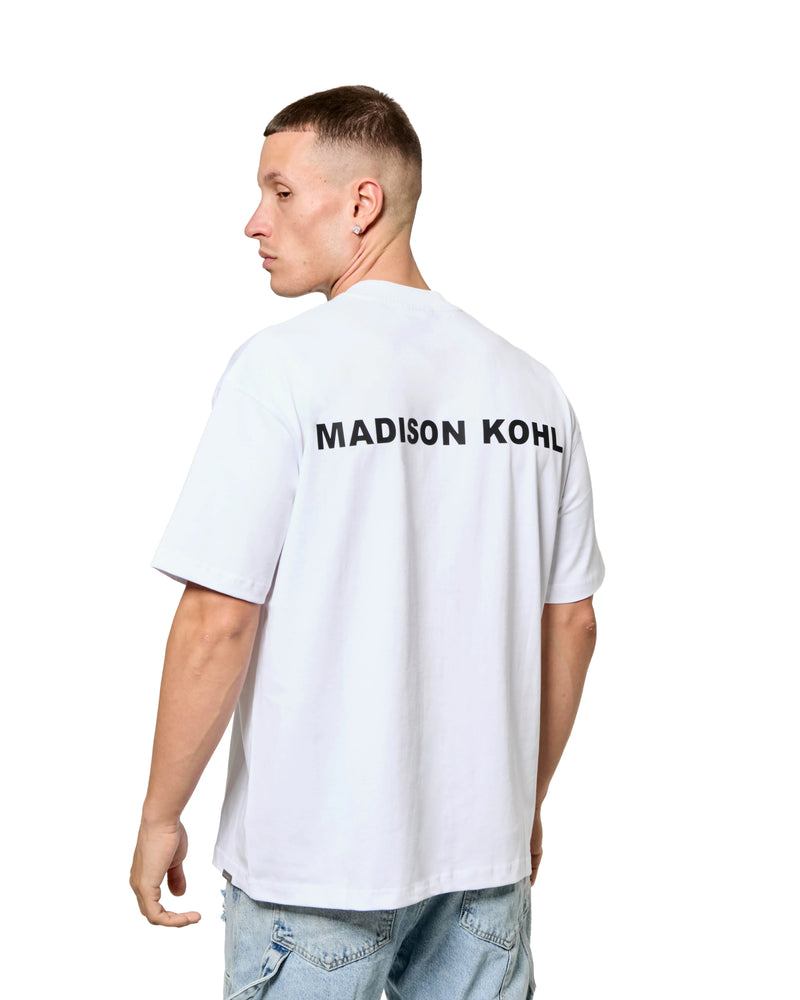 Madison Kohl MK Core Relaxed T Shirt White