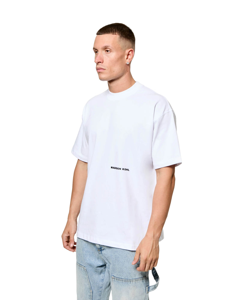 Madison Kohl MK Core Relaxed T Shirt White