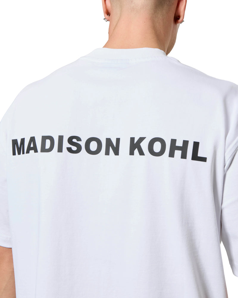 Madison Kohl MK Core Relaxed T Shirt White