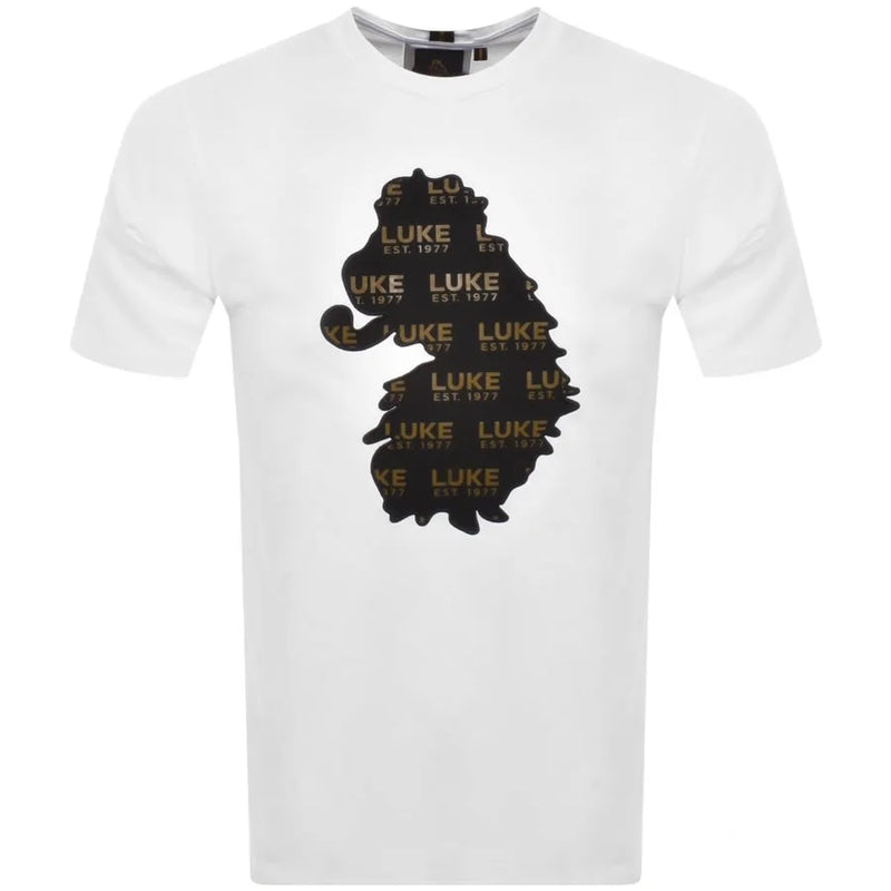 Luke 1977 Fin Lion T Shirt White