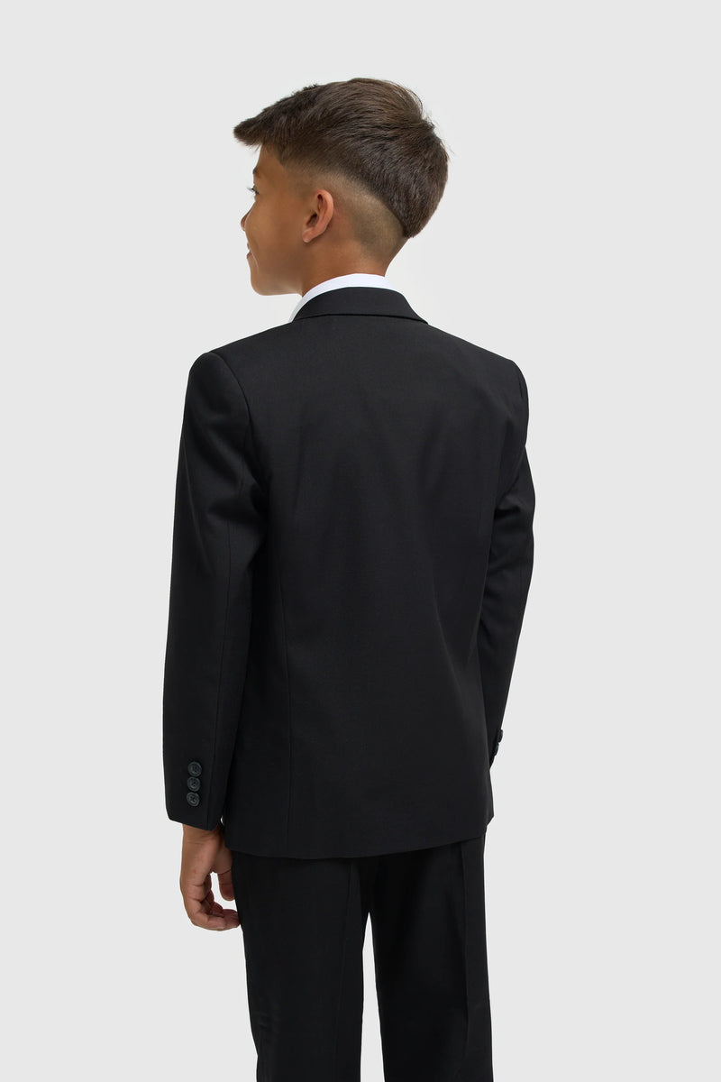 House of Cavani Boys Marco Black Three Piece Suit