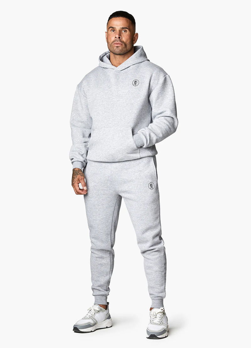 Gym King Nothing Beats Belief Hood - LIGHT GREY