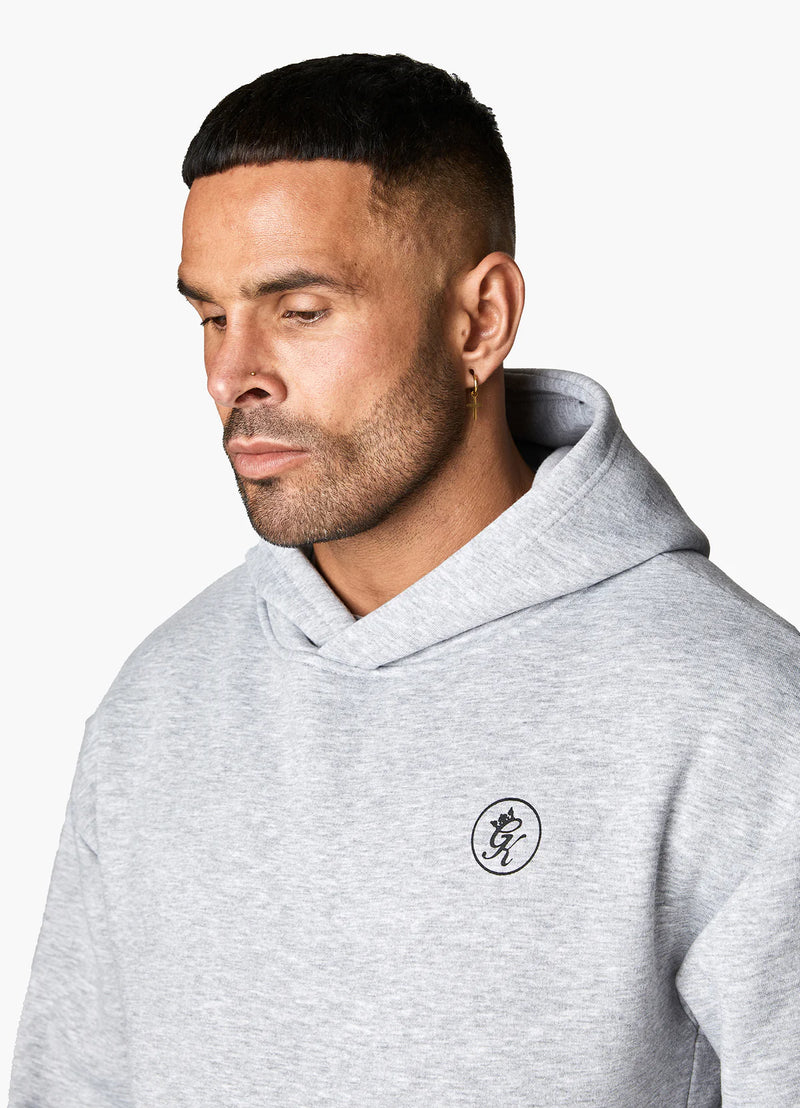 Gym King Nothing Beats Belief Hood - LIGHT GREY