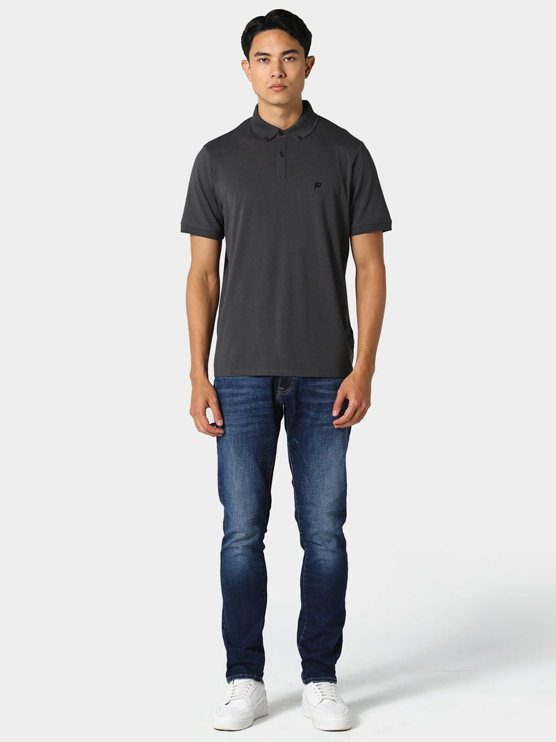 883 Police Neptune Polo Shirt  DUSTY GREY