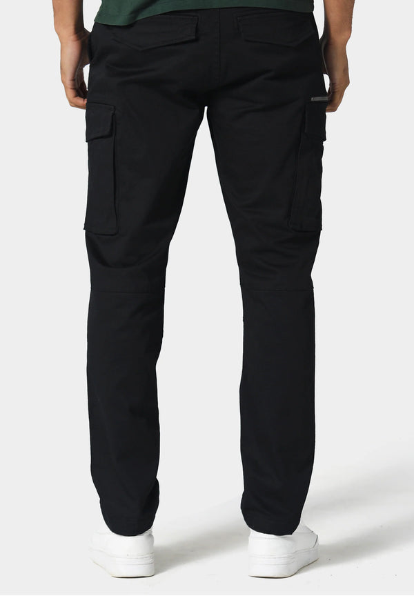 883 Police Newton Black Cargo Pants