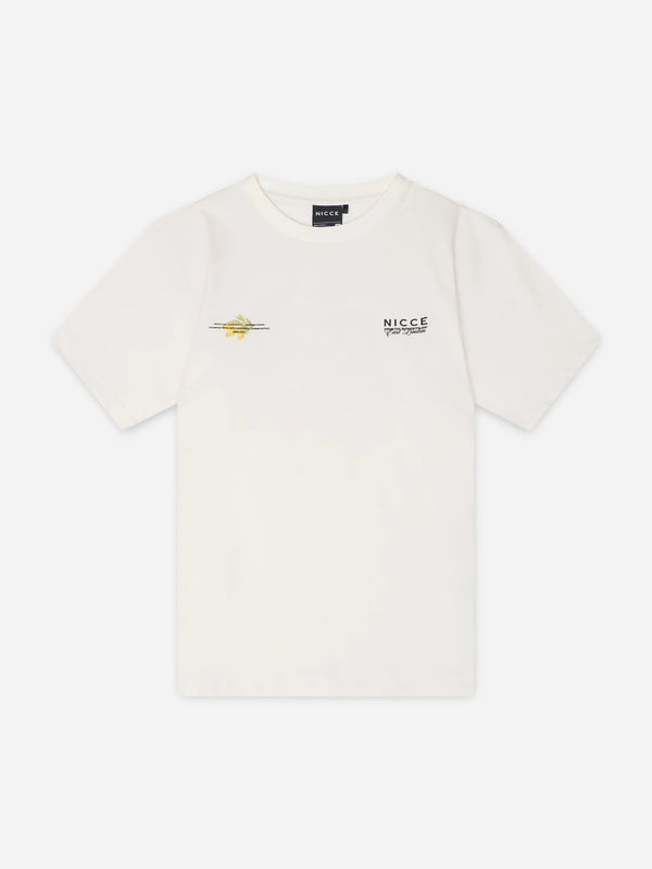 NICCE Mens Tropic T-Shirt Snow White