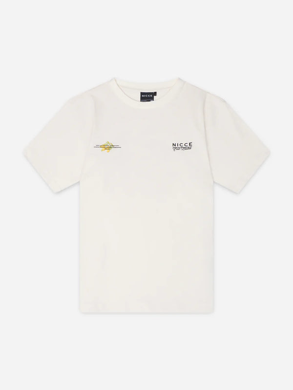 NICCE Mens Tropic T-Shirt Snow White