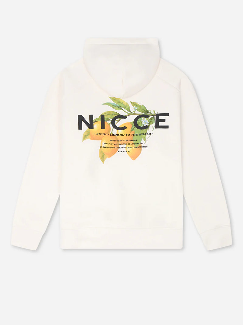 NICCE Mens Tropic Hoodie Snow White