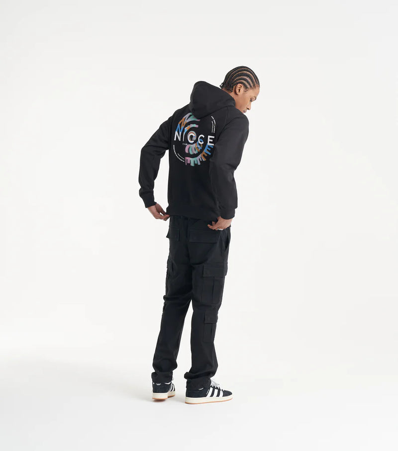 NICCE Mens Orbit Hoodie Black – DesignerMenswear