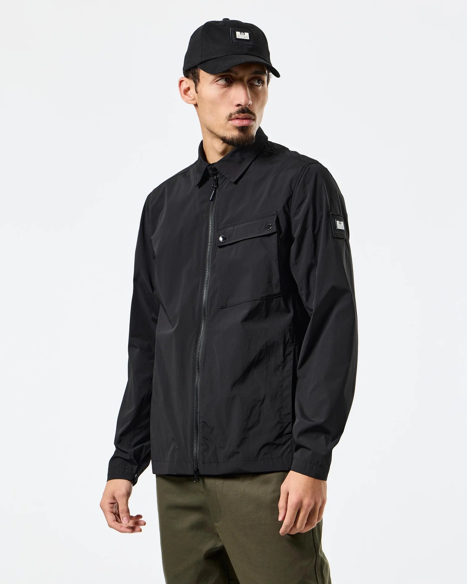 Weekend Offender Southbank Technical Over-Shirt - BLACK