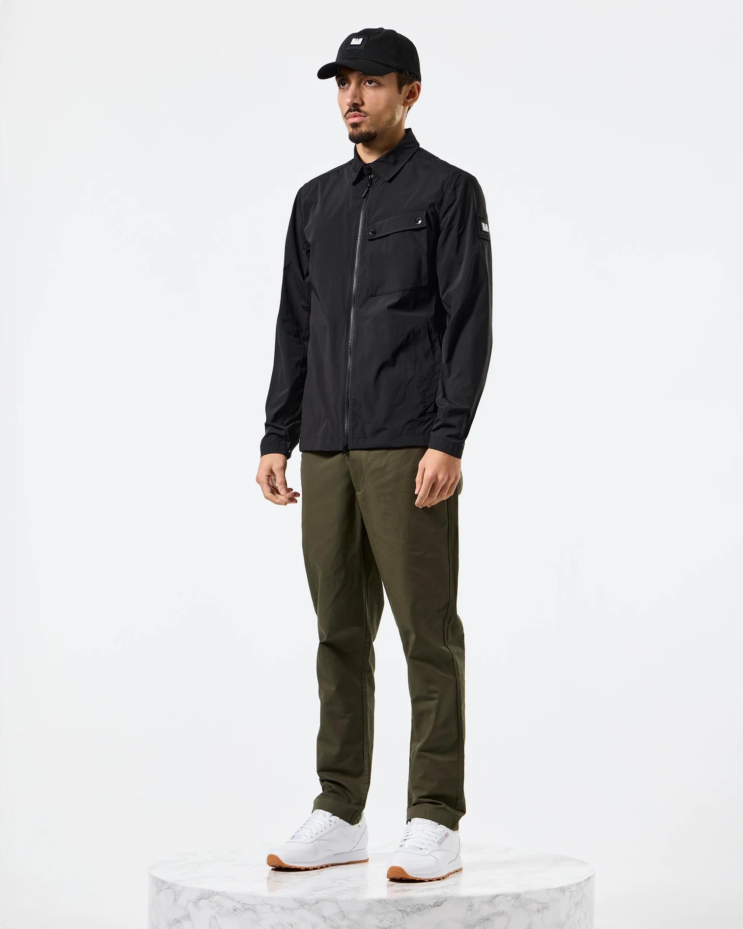 Weekend Offender Southbank Technical Over-Shirt - BLACK