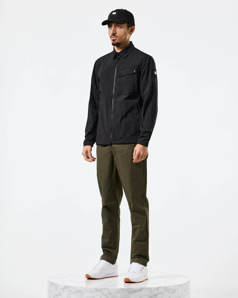 Weekend Offender Southbank Technical Over-Shirt - BLACK