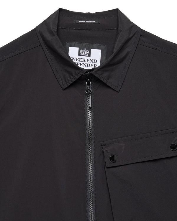 Weekend Offender Southbank Technical Over-Shirt - BLACK