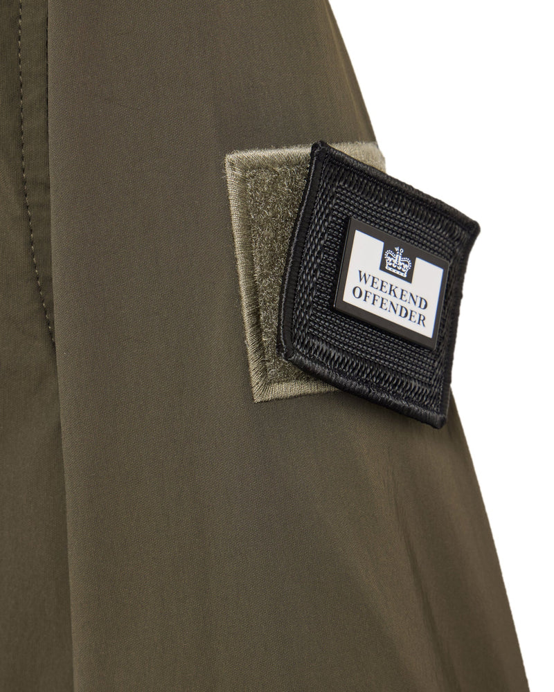 Weekend Offender Southbank Technical Over-Shirt - CASTLE GREEN
