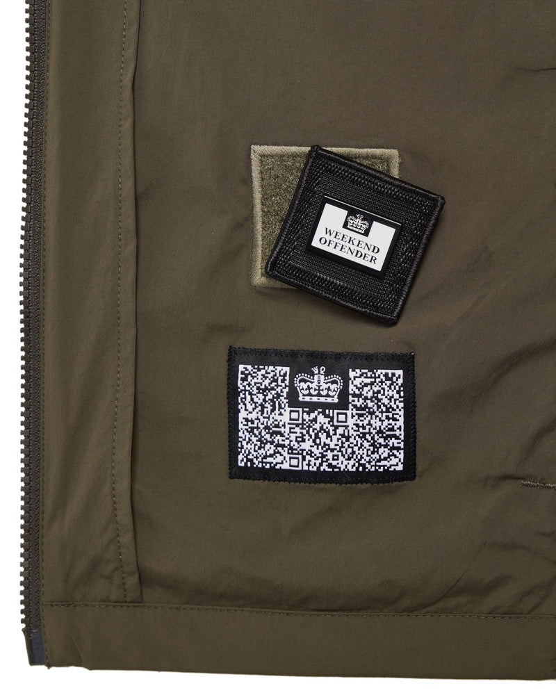 Weekend Offender Southbank Technical Over-Shirt - CASTLE GREEN