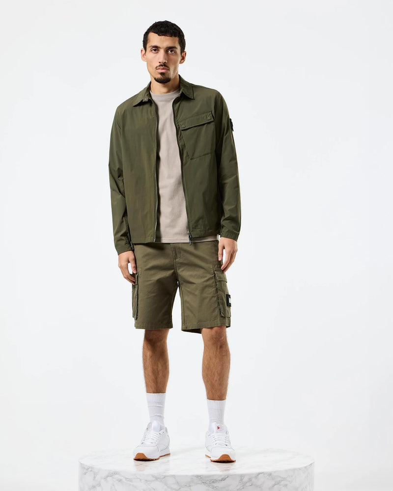 Weekend Offender Southbank Technical Over-Shirt - CASTLE GREEN