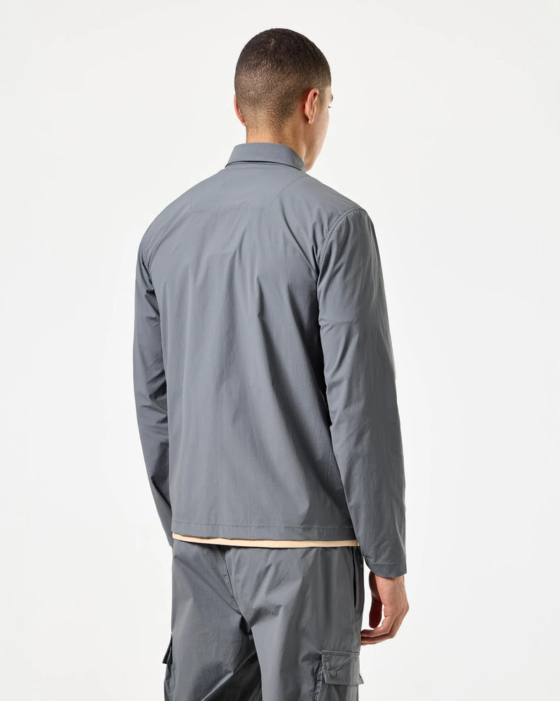 Weekend Offender Southbank Technical Over-Shirt - ZINC