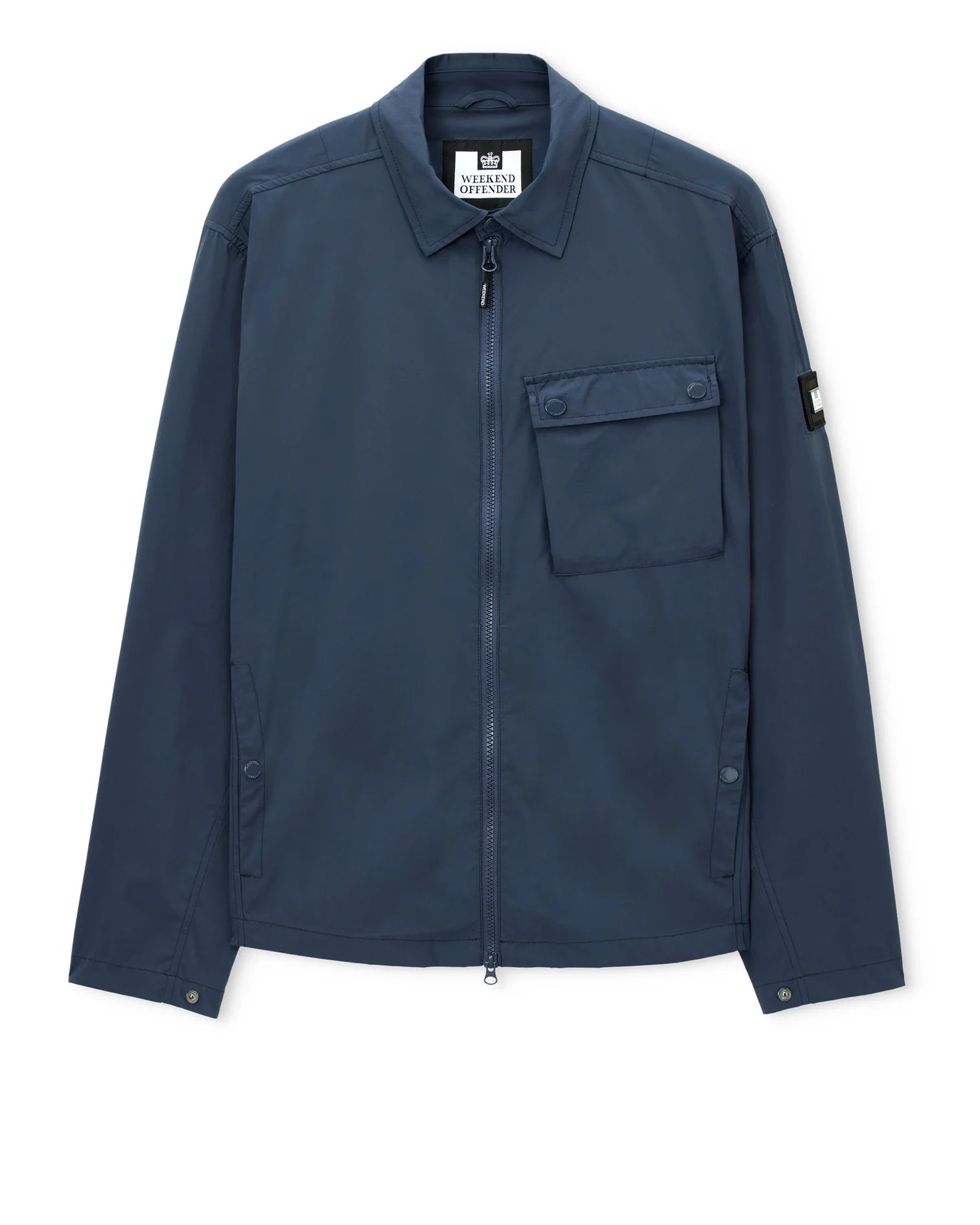 Weekend Offender Southbank Over-Shirt Lagoon Blue