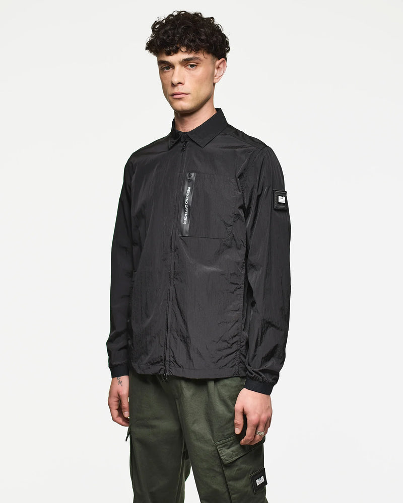Weekend Offender Halen Over-Shirt Black