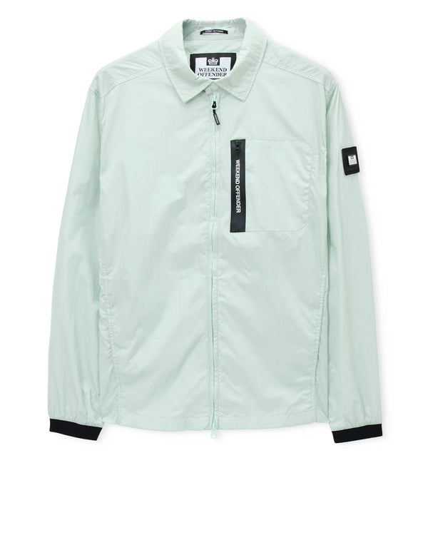 Weekend Offender Halen Over-Shirt Sea Spray Blue