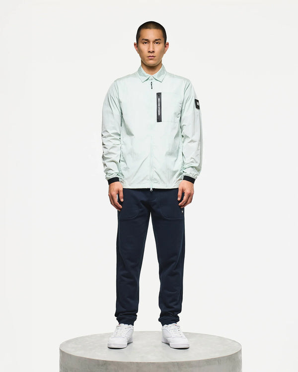 Weekend Offender Halen Over-Shirt Sea Spray Blue