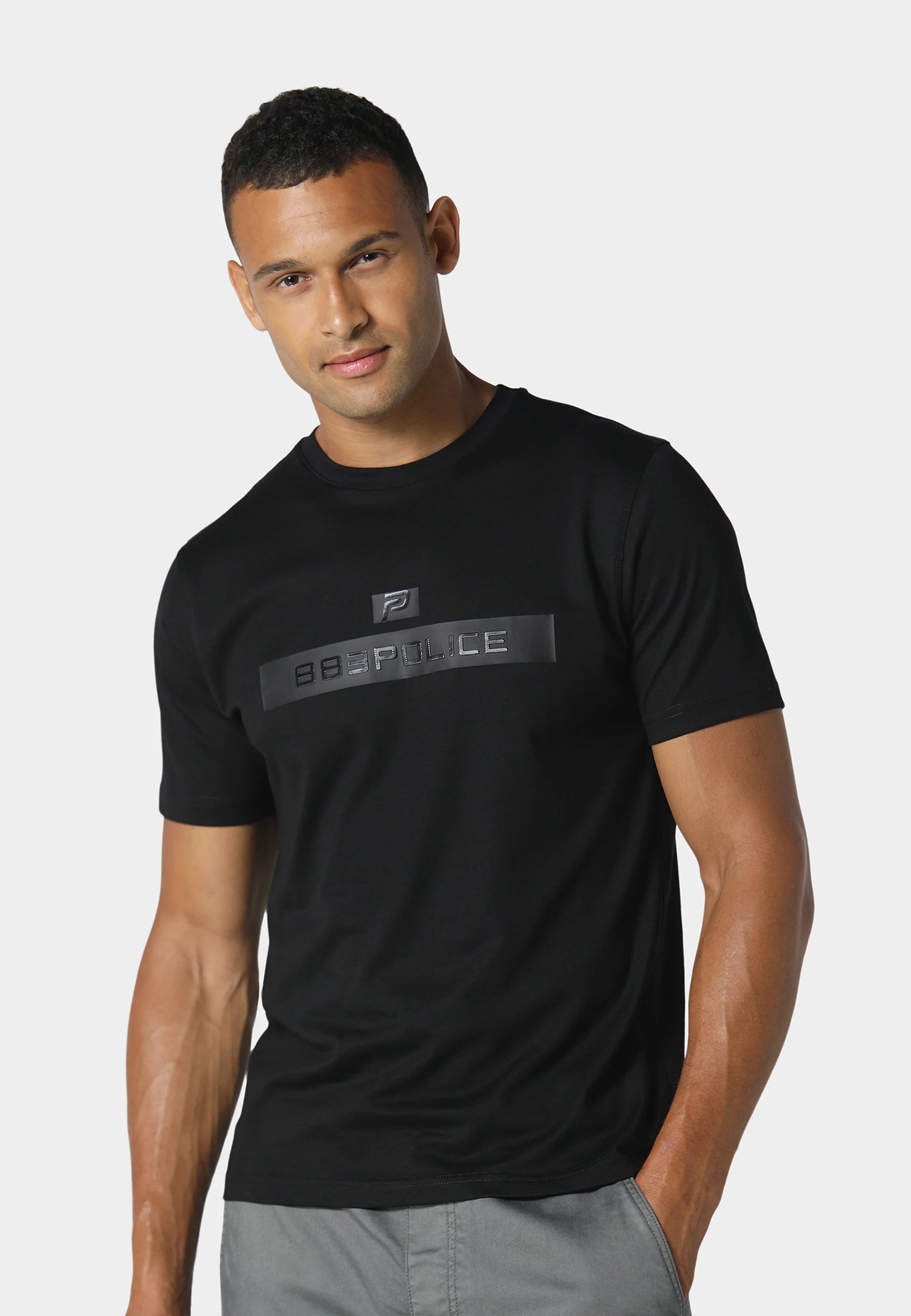 883 Police Oxshott Black T-Shirt