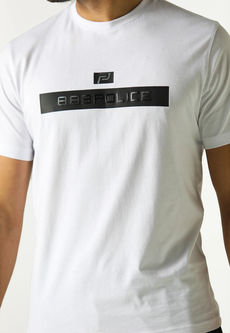 883 Police Oxshott White T-Shirt