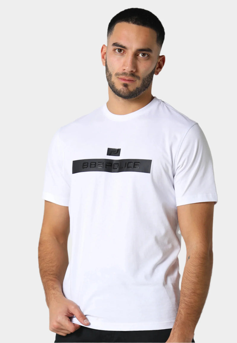 883 Police Oxshott White T-Shirt
