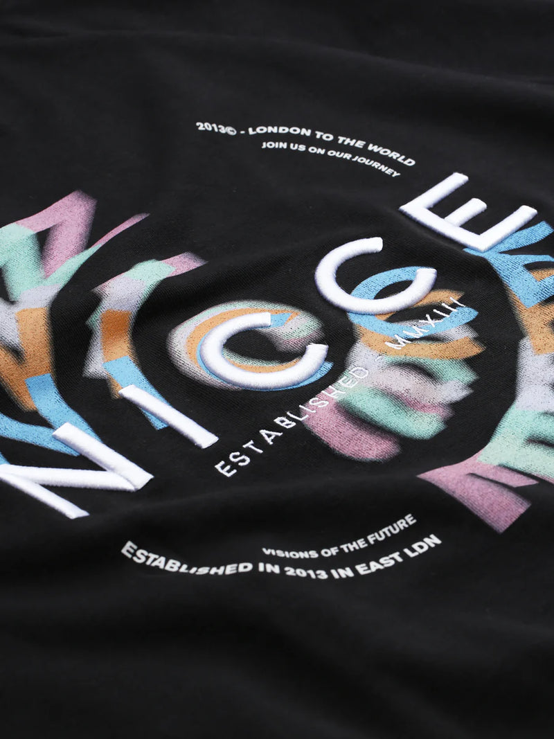 NICCE Mens Orbit Hoodie Black