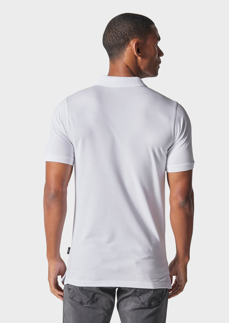 883 Police Pesca Slim Fit Polo Shirt - WHITE