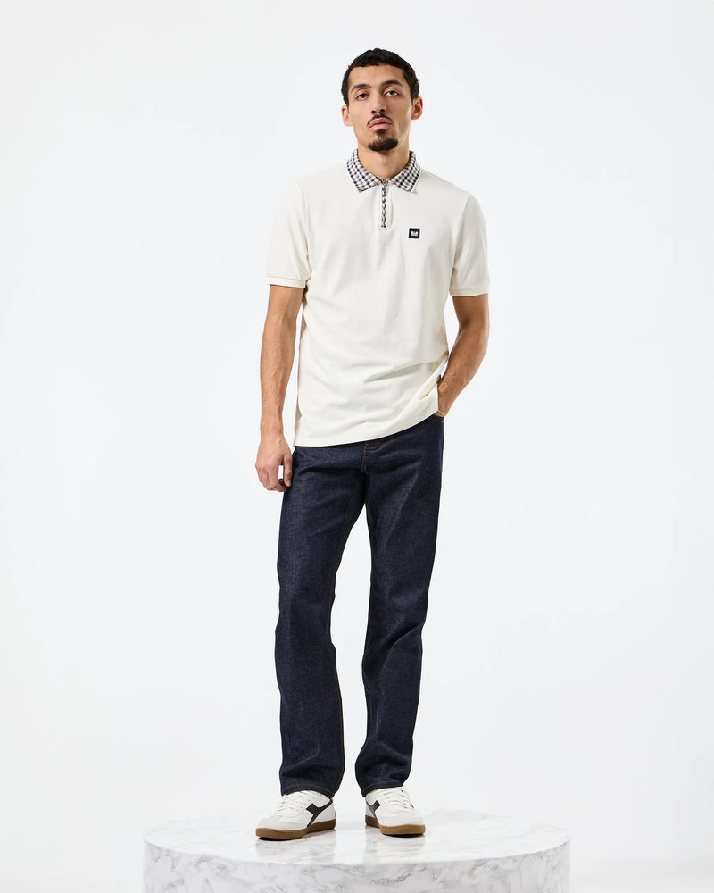 Weekend Offender Lachine Polo Shirt Ghost/Mid House Check
