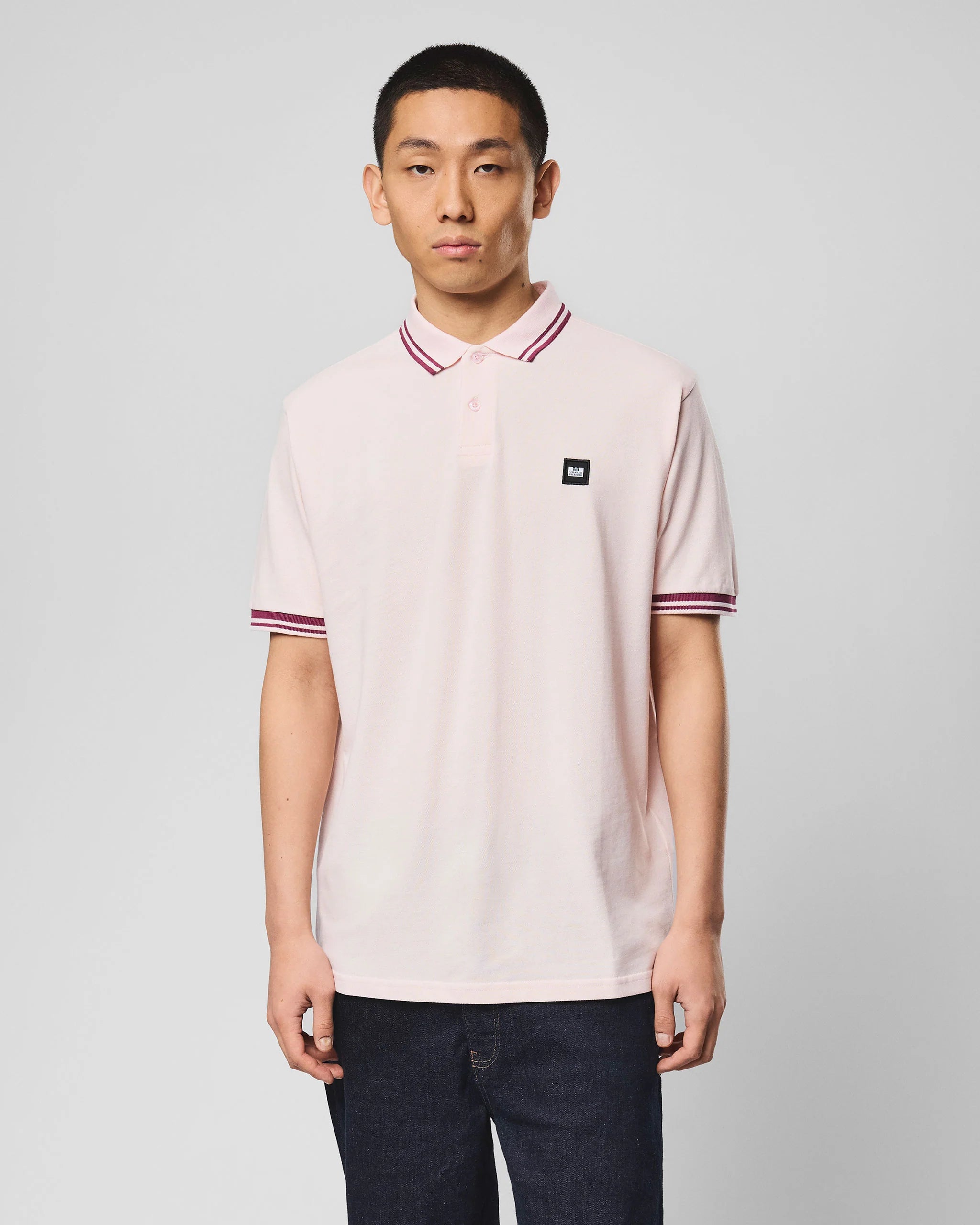 Weekend Offender Levanto Polo Shirt Soft Pink/Kirsch
