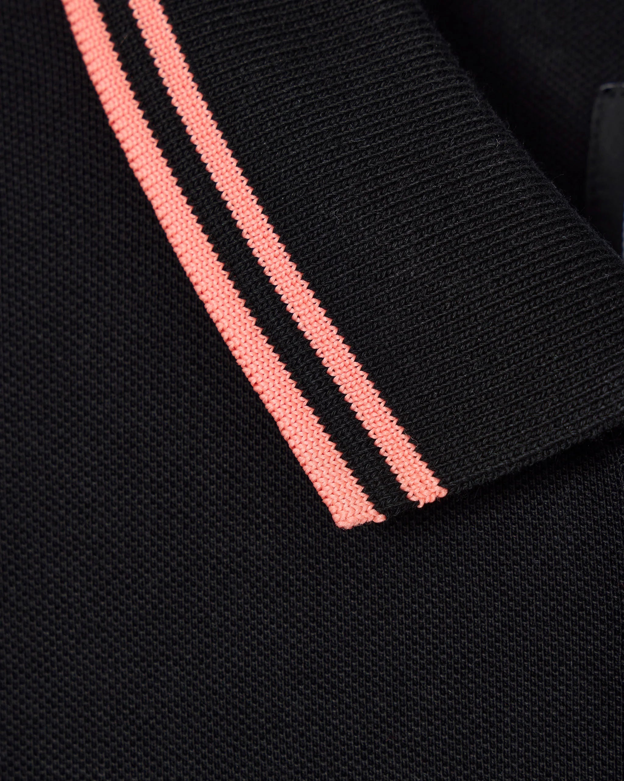 Weekend Offender Levanto Polo Shirt Black/Coral