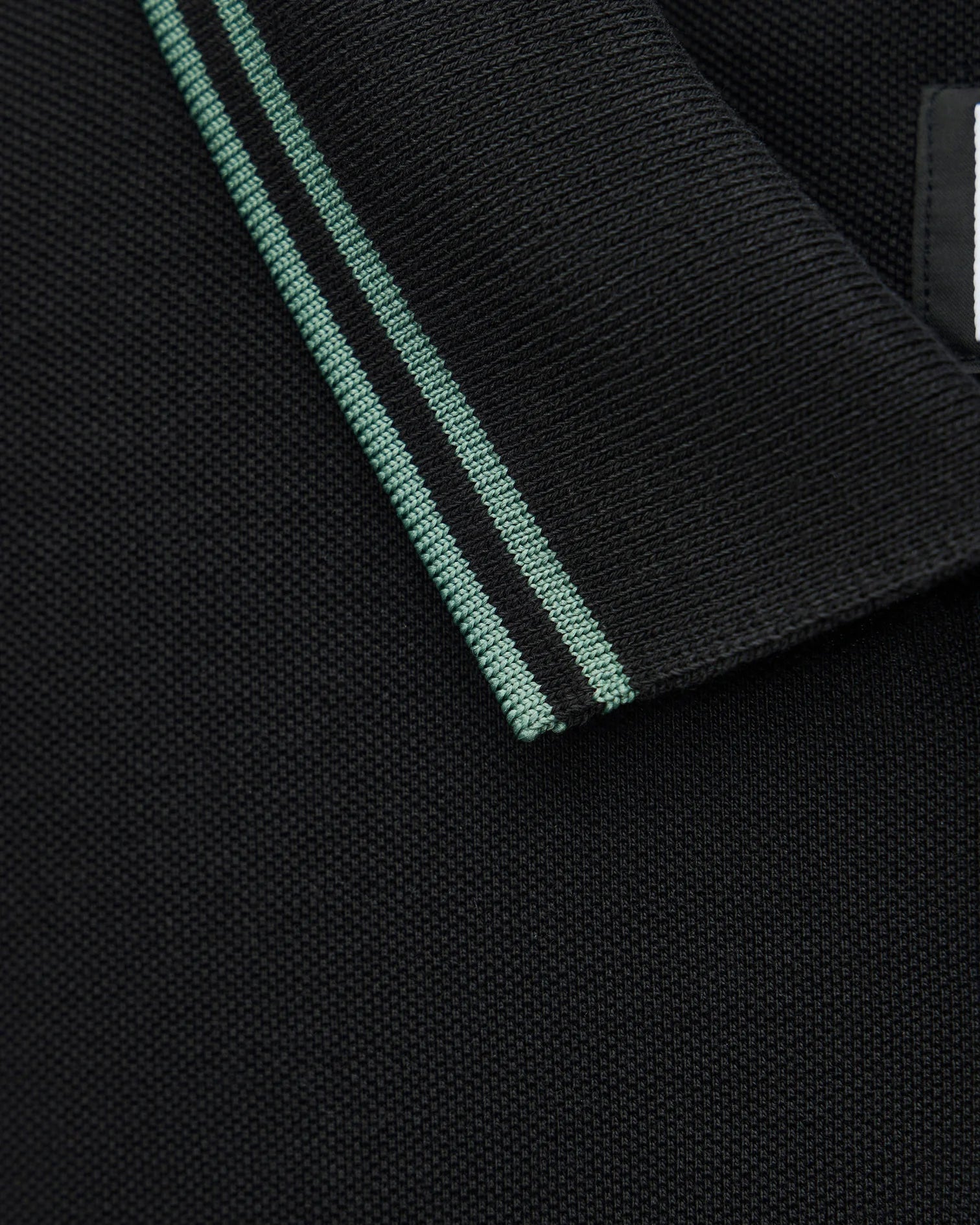 Weekend Offender Levanto Polo Shirt Black/Thyme Green