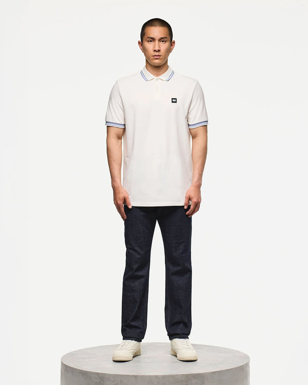 Weekend Offender Levanto Polo Shirt Ghost/Blue Shadow