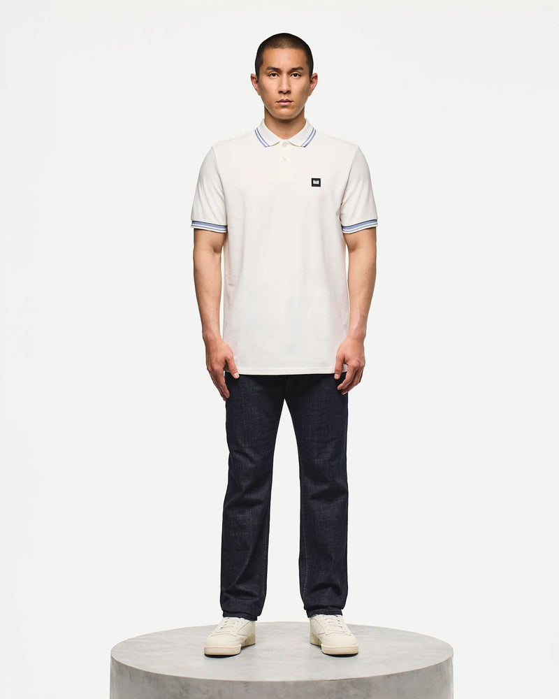 Weekend Offender Levanto Polo Shirt Ghost/Blue Shadow
